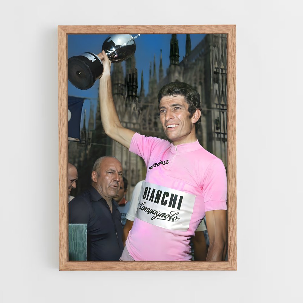 Poster La Gloire en Rose – affiche Cyclisme (vue 4)